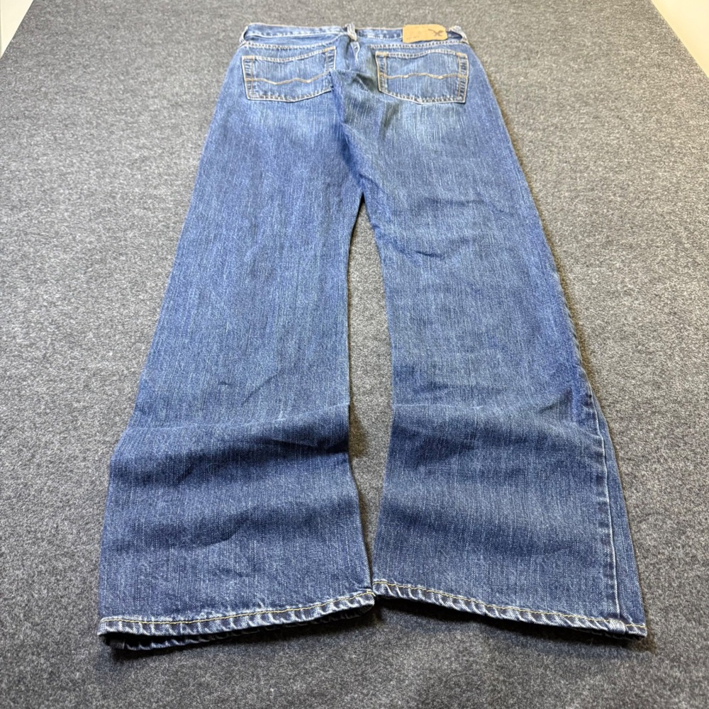 American Eagle Original Boot Jeans Mens 30x34 Blue Denim Y2K Skater Bootcut